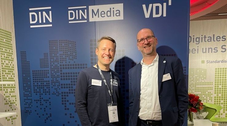 Portrait von Andreas Frisch und Frank Jansen auf der BIM World 2024